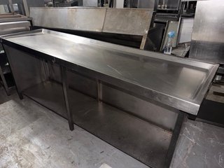 Mostrador de pescaderia 250x70x100