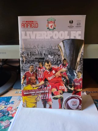 Revista vintage,Atletico de Madrid/Liverpool