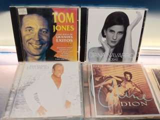 8 CDs Música: Rod Stewart, Céline Dion, Nino Bravo