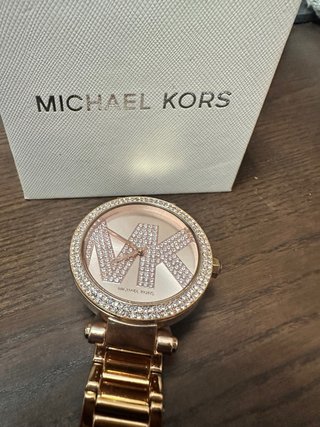 Reloj Michael Kors Dorado con Cristales (Rosa oro)