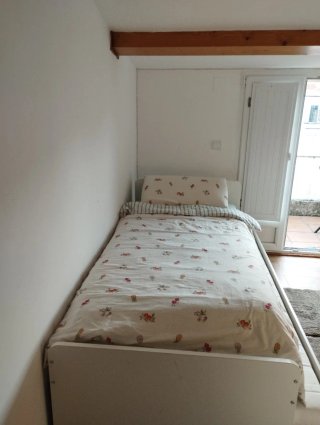 Cama nido blanca Ikea con 2 colchones