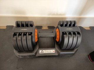 Mancuerna Ajustable CRIVIT 25 kg