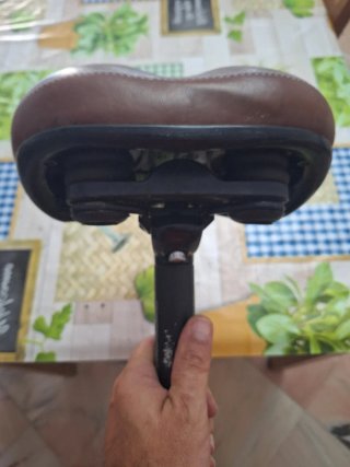 Sillín Bicicleta Plegable + Tija Super Cómodo