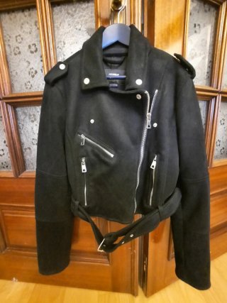 Chaqueta Biker Negra Pull&Bear