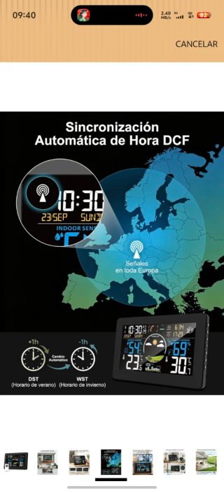 Estación Meteorológica Inalámbrica con Sensor