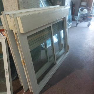 2 Ventanas correderas de aluminio