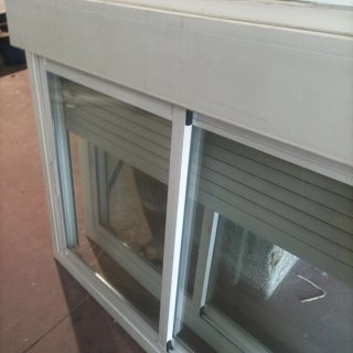 2 Ventanas correderas de aluminio