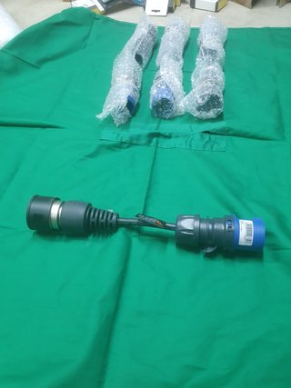 Adaptador CEE16 Azul Monofásico
