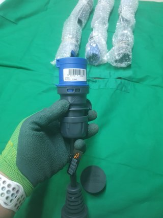 Adaptador CEE16 Azul Monofásico