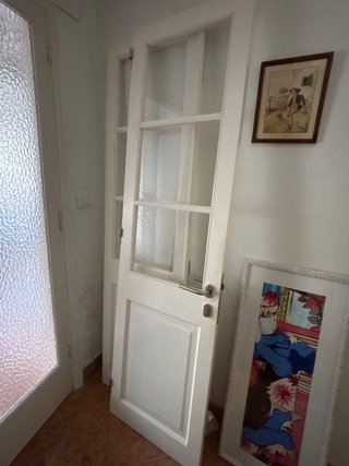 Puertas de madera y cristal