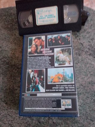 VHS El Último Gran Héroe Schwarzenegger