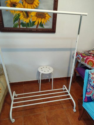 Burra extensible 1,75m (+ estante de tela Ik...)
