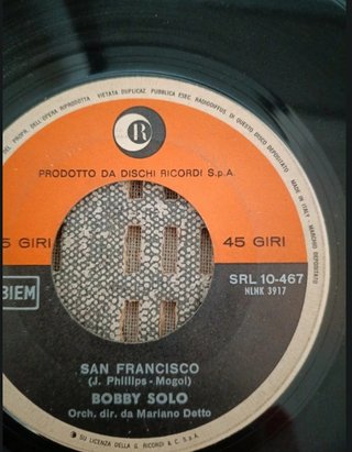 Disco 45 giri Ricordi SRL 10-467 Bobby Solo