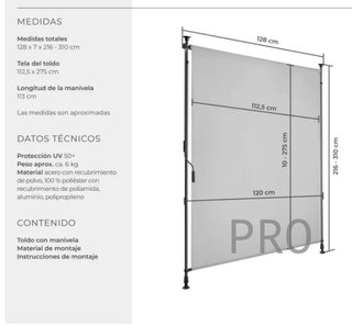 Toldo de pinza