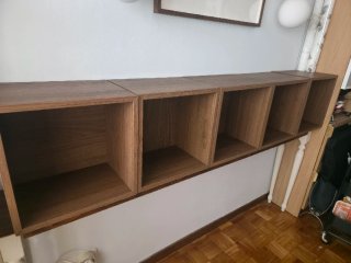 5 estantes de ikea Eket
