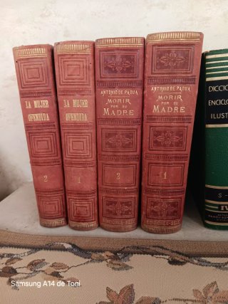 Lote de libros antiguos para decoración o coleccio