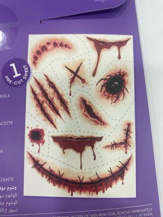Legami 2 set tatuaggi Halloween