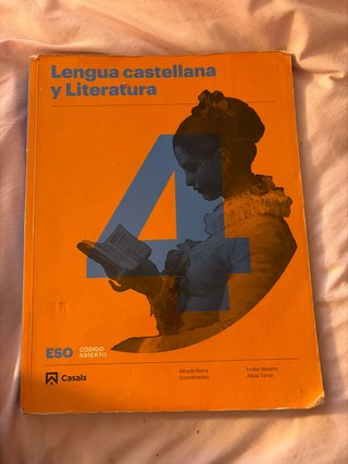 Lengua castellana y literatura A , 4 ESO código...