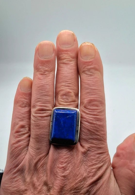 Anillo Plata 925 y piedra natural