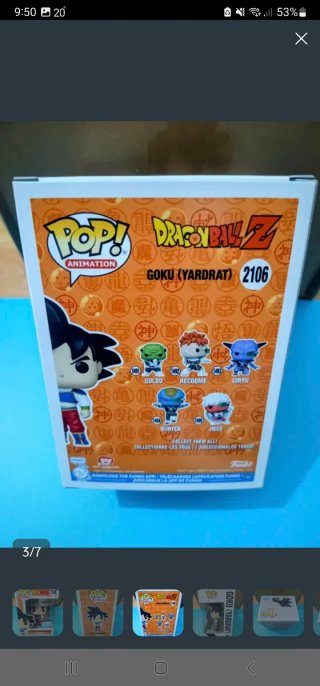 Funko Pop! Goku (Yardrat) 2106 Dragon Ball Z