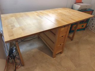 Mesa de madera plegable Ikea