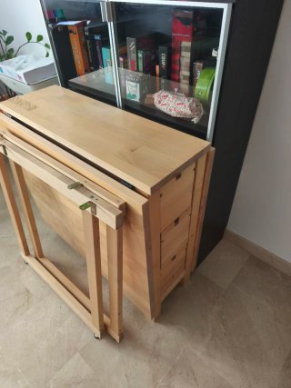 Mesa de madera plegable Ikea