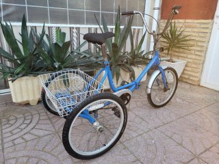 Triciclo plegable