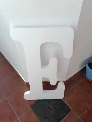 Letras decorativas boda
