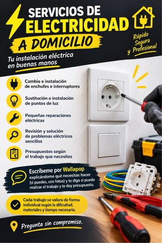 SERVICIOS DE ELECTRICIDAD A DOMICILIO
