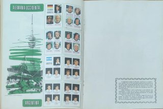 Álbum de cromos Munich 74