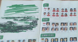 Álbum de cromos Munich 74