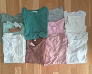 Lote 12 camisetas manga larga T.12-14 S