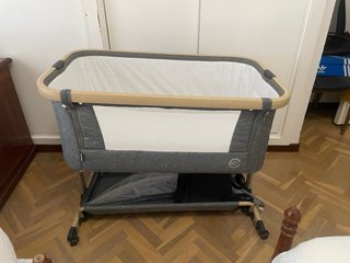 Cuna de Colecho Elittle Gris