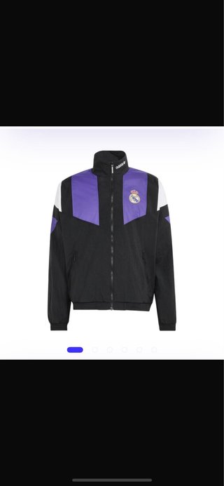 Chaqueta Real Madrid Adidas Negra Morada