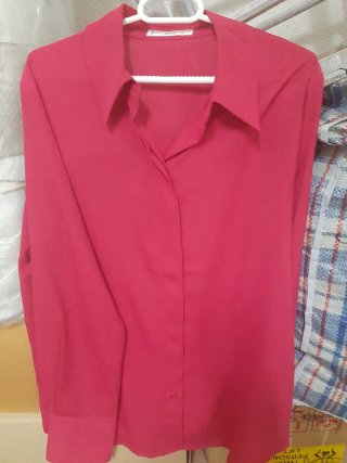 Blusa fucsia Mango Nueva