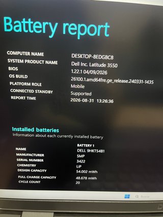 Dell Latitude 3550 Intel Core Ultra 5 DDR5