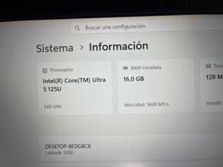 Dell Latitude 3550 Intel Core Ultra 5 DDR5