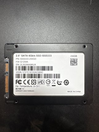 2 SSD 256GB SATA 6Gb/s