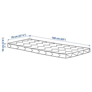 Colchón Ikea Espuma Cama Júnior 70x160