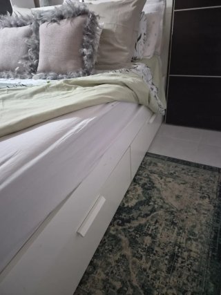 Cama Matrimonio con Cabecero y 4 cajones grandes