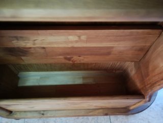 Mueble recibidor perchero de madera