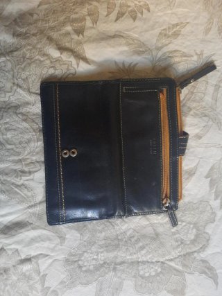 Billetera Fossil Vintage Negra