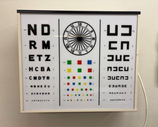 Optotipo Oftalmológico Retroiluminado