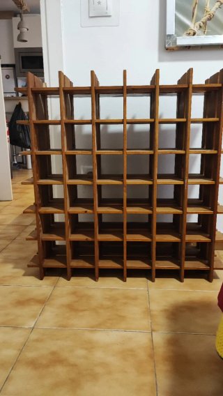 Botellero de madera