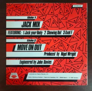 1987 AXEL F. Jack Mix ACID ELECTRO vinilo