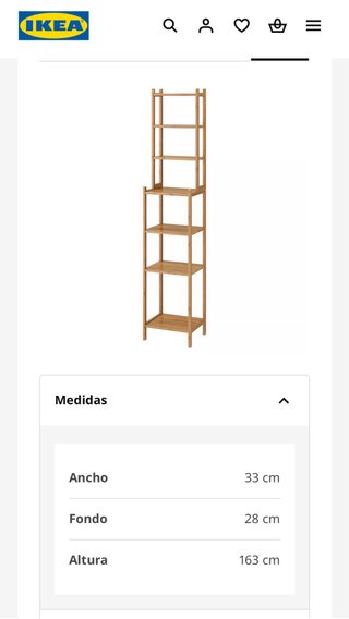 Estantería Bambú Ikea