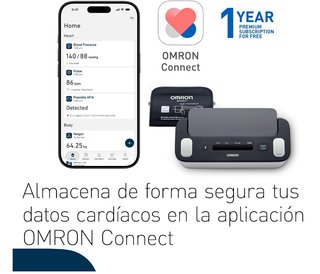 OMRON Complete – Tensiómetro de Brazo + ECG_Precin