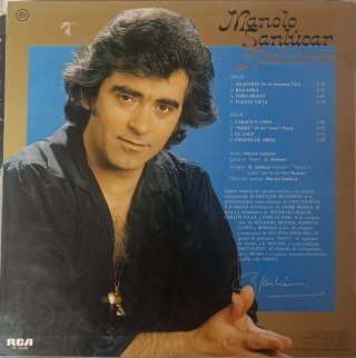 Vinilo Manolo Santicar Azahares Flamenco