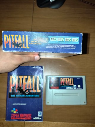 Pitfall: The Mayan Adventure Snes Super Nintendo