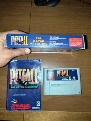 Pitfall: The Mayan Adventure Snes Super Nintendo